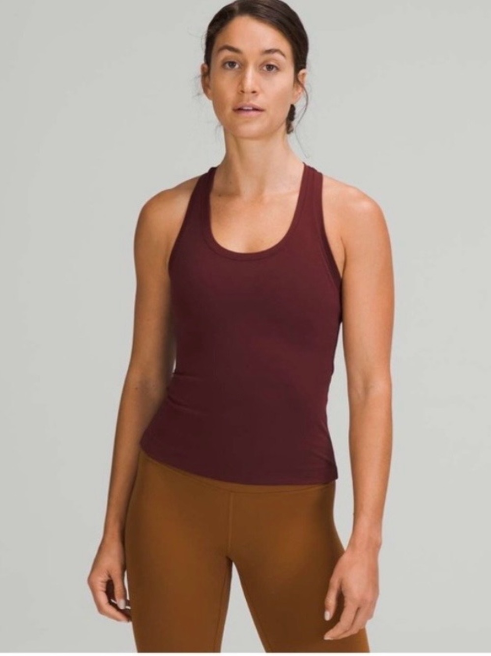 Women’s Lululemon Racerback Tank Top in Burgundy